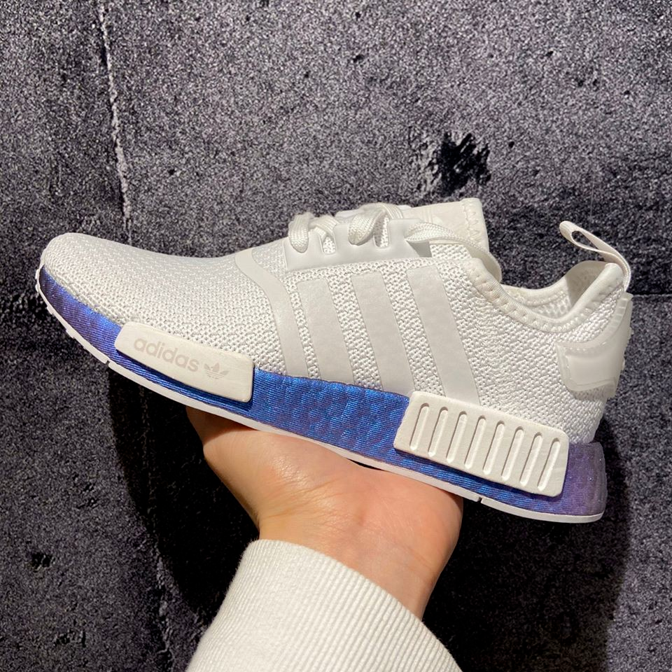 Giày Adidas NMD R1 Metallic Blue Boost FV5344 - Ảnh 3