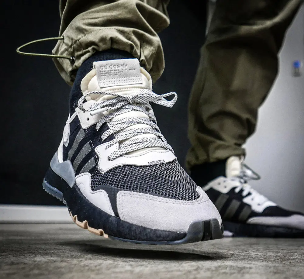 Giày Adidas Nite Jogger ‘Grey Pack Carbon’ BD7933 - Ảnh 3