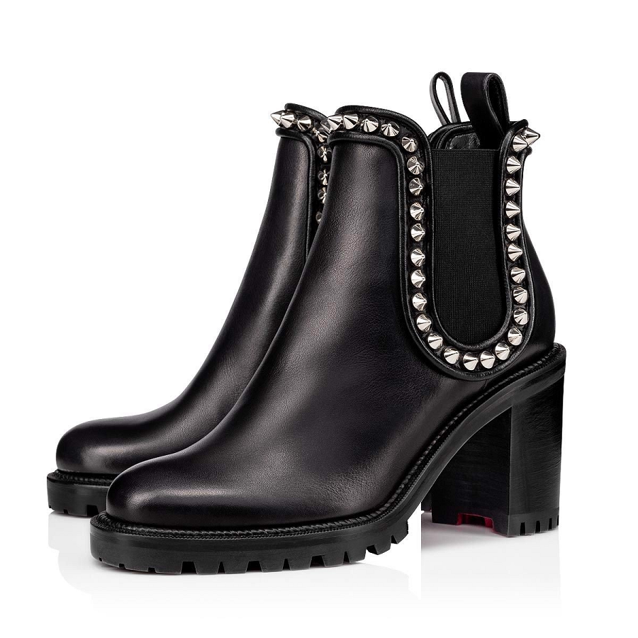 Giày Christian Louboutin Capahutta 70mm 'Black' 3200669BK65 - Ảnh 4