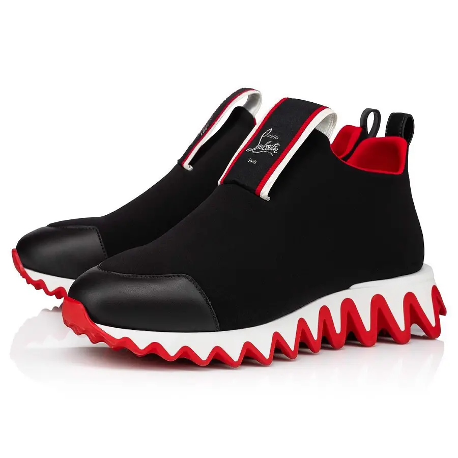 Alternative view of Giày Christian Louboutin Tiketa Run 'Black Red' 3201193BK01