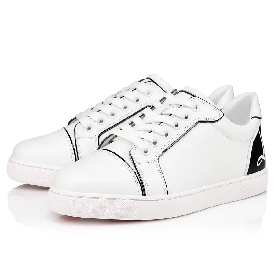 Alternative view of Giày Christian Louboutin Fun Vieira Calf 'Black Bianco' 3220579Q254