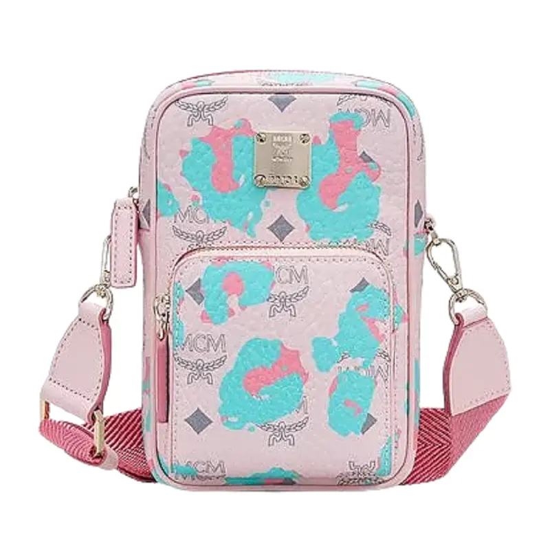 Túi MCM Tech Crossbody Floral Leopard 'Pink Blue' MMRASLF01QI001