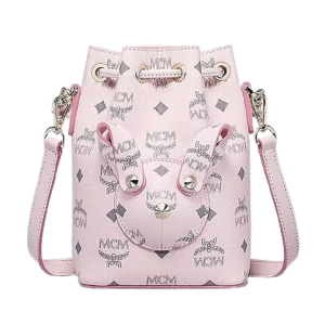 Túi MCM Zoo Rabbit Bucket Bag in Visetos MWDBSXL02QH001