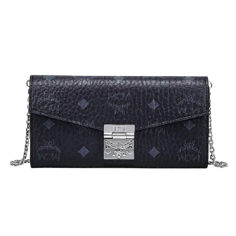 Túi MCM Patricia Crossbody Wallet in Visetos MYLAAPA02BK001