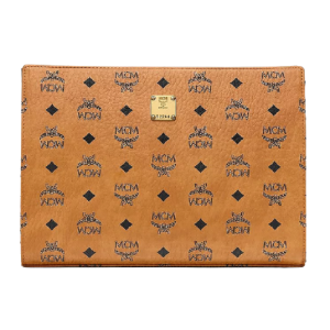 Túi MCM Zip Pouch in Visetos 'Original' MXZ8SVI70CO001