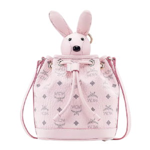 Túi MCM Zoo Rabbit Drawstring Bag 'Pink' MWDAAXL03QH001