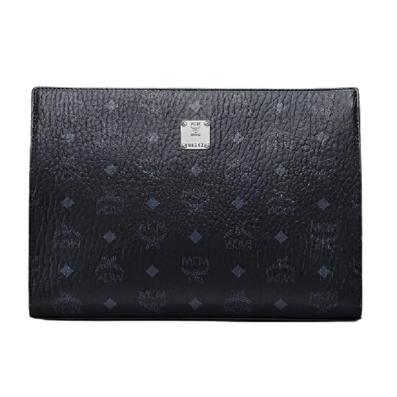 Túi MCM Zip Pouch Visetos 'Black' MXZ8SVI70BK001