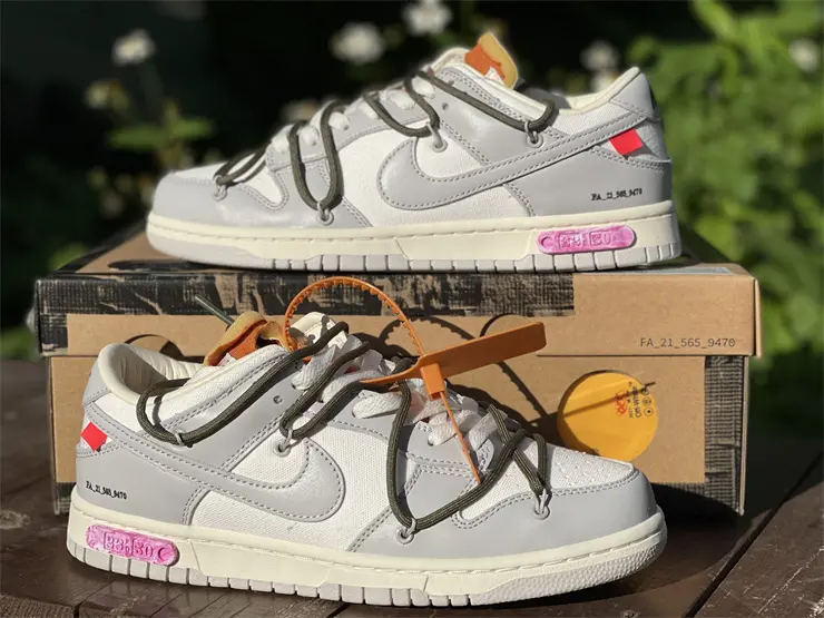 Giày Nike Off-White x Dunk Low 'Lot 22 of 50' DM1602-124 - Ảnh 7