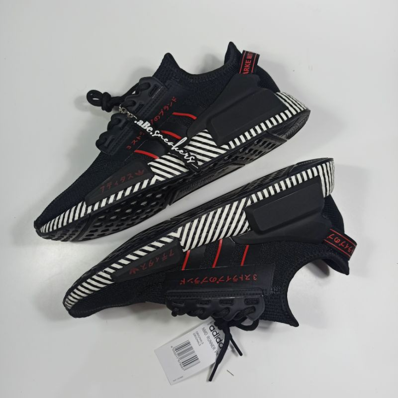 Giày Adidas NMD R1 V2 J Dazzle Camo Black FY2107 - Ảnh 2