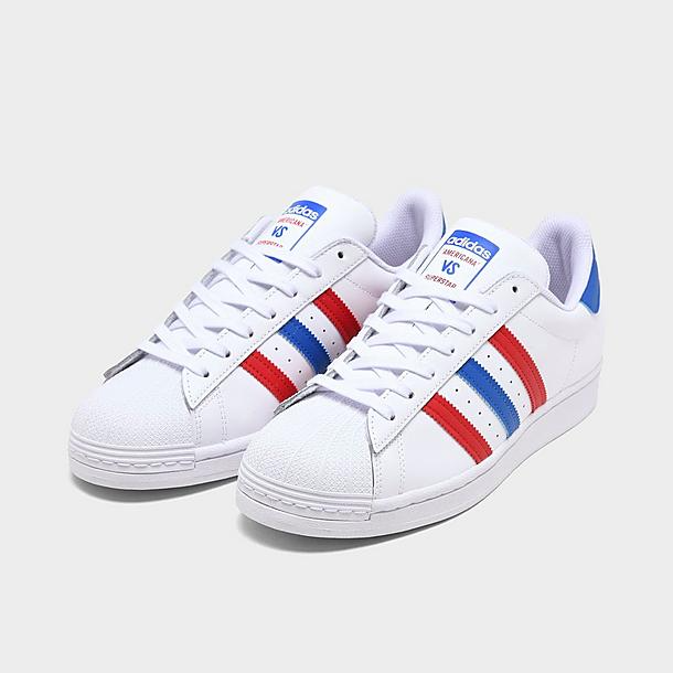 Giày Adidas Superstar 'White Red Blue' FV3033 - Ảnh 4