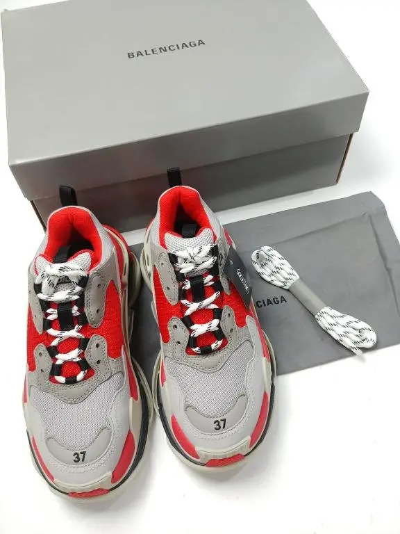 Giày Balenciaga Triple S Red 524039 W09OH 6495 - Ảnh 3