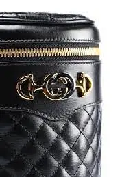 Túi Gucci Ladies Black Quilted Leather Belt Bag 572298 0YKNX 1000 - Ảnh 3
