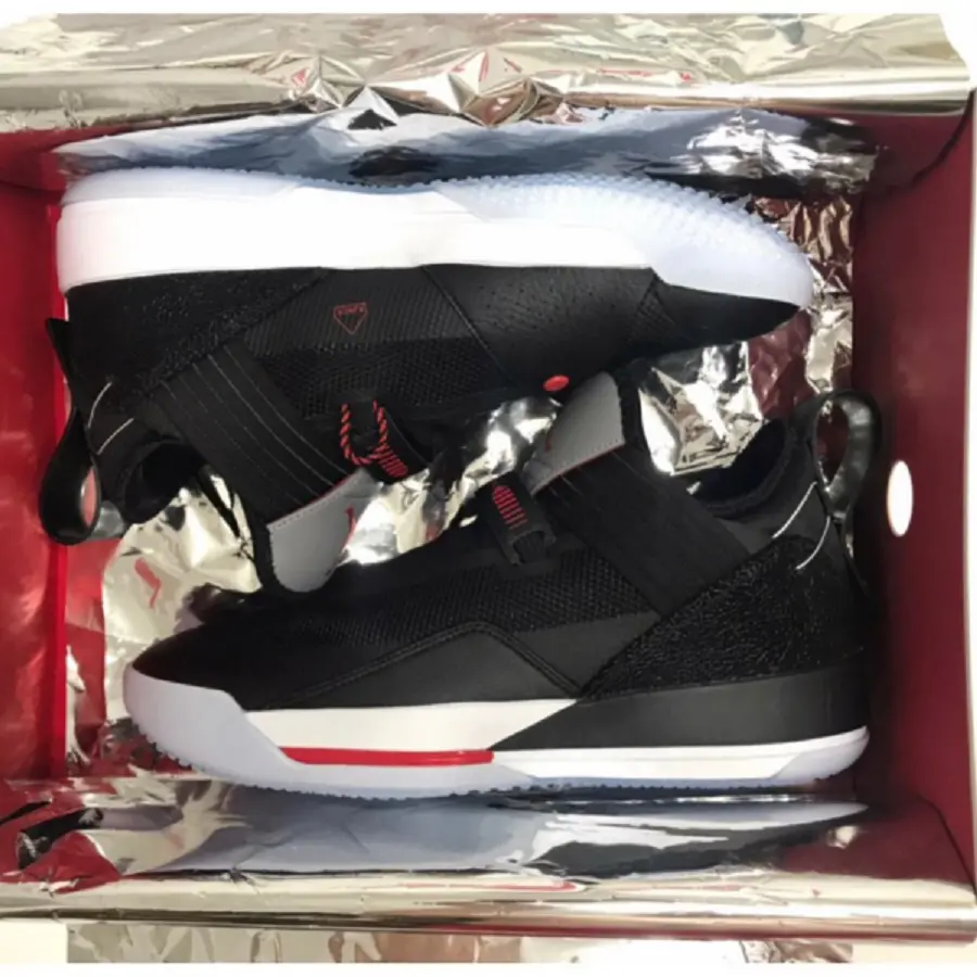 Giày Nike Air Jordan 33 SE ‘Black Cement’ CD9560-006 - Ảnh 5