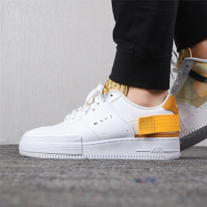 Alternative view of Giày Nike Air Force 1 'Type White Gold' AT7859-100