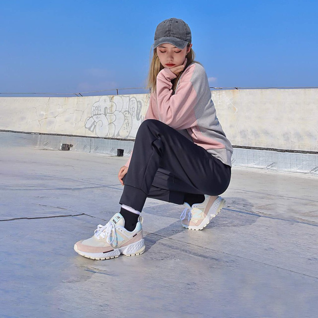 Giày New Balance Wmns 574 'Pink Beige' MS574GCC - Ảnh 3