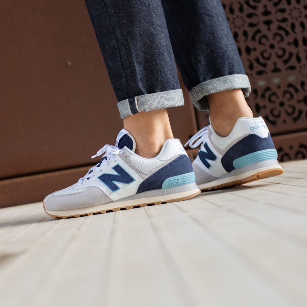 Giày New Balance 574 Core Plus Rain 'Cloud Blue' ML574SOU - Ảnh 5