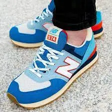 Giày New Balance 574 Mako Blue Turtle Dove ML574SOS - Ảnh 3
