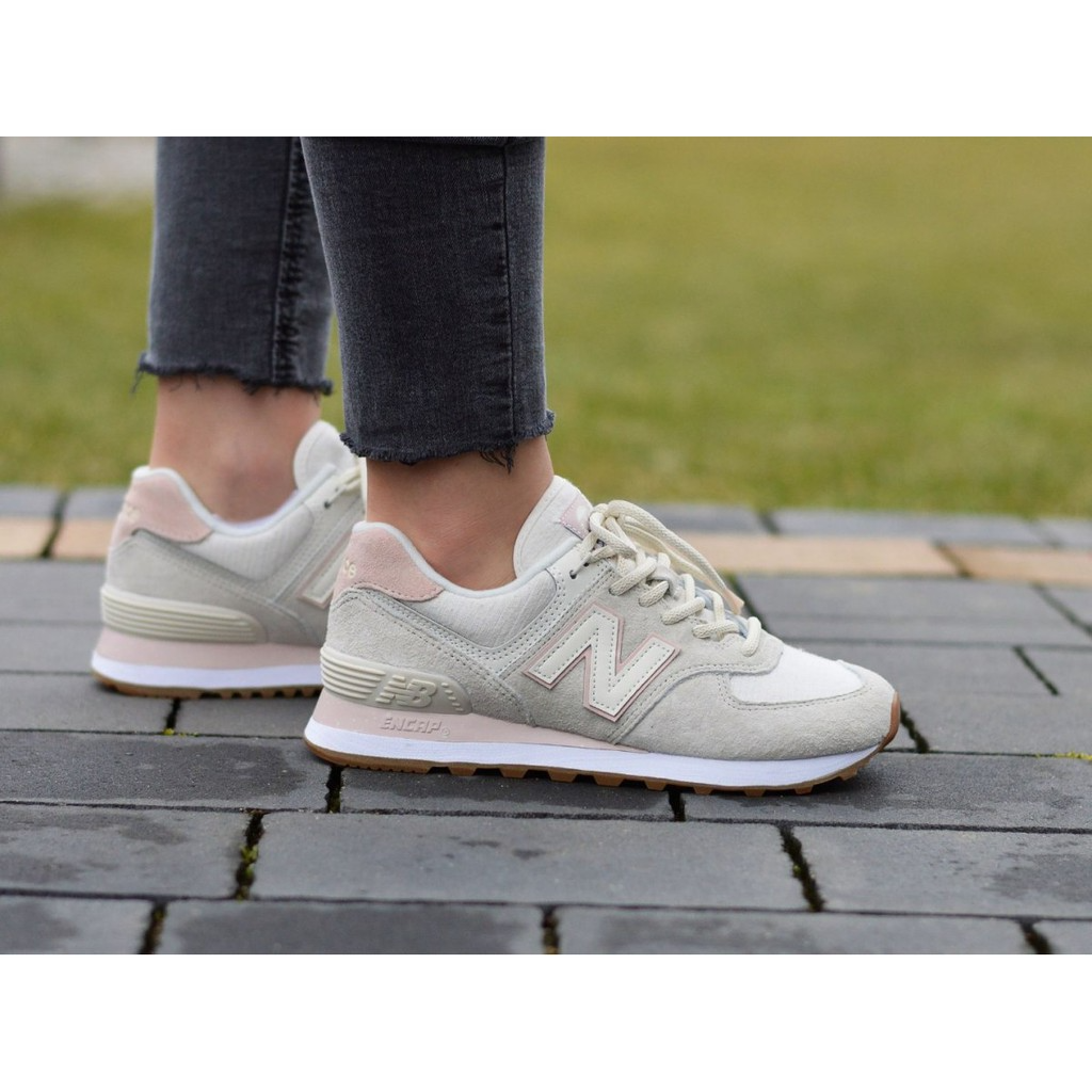 Giày New Balance Wmns 574 'Turtle Dove' WL574SAY - Ảnh 2