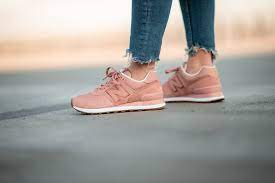 Giày New Balance Wmns 574 'Pink Rose' WL574SOB - Ảnh 3