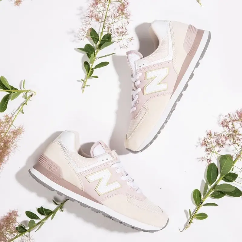 Giày New Balance 574 'Space Pink' Winter Sky WL574LBL - Ảnh 7