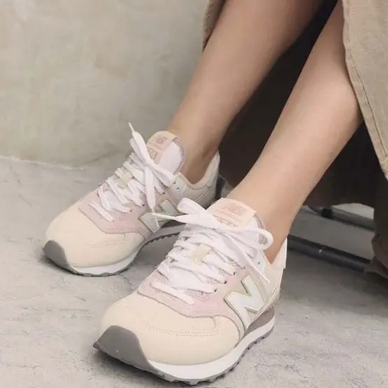 Giày New Balance 574 'Space Pink' Winter Sky WL574LBL - Ảnh 6