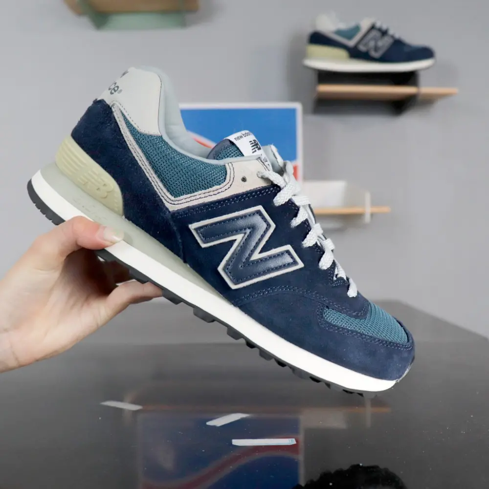Giày New Balance 574 Balance Navy ML574VN - Ảnh 3