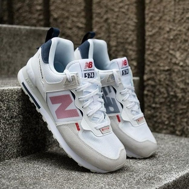 Giày New Balance 574 'White Black' ML574IST - Ảnh 6