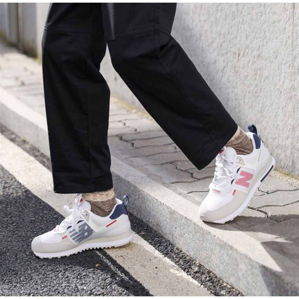 Giày New Balance 574 'White Black' ML574IST - Ảnh 3