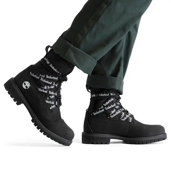 Giày Timberland Premium Ribbon Lace-Up 'Black Boot' A2DV4001 - Ảnh 4