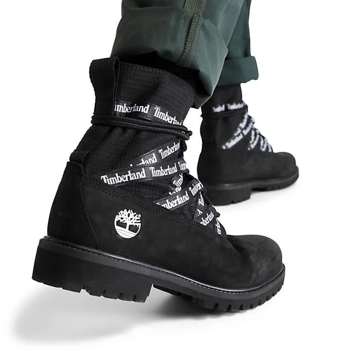 Giày Timberland Premium Ribbon Lace-Up 'Black Boot' A2DV4001 - Ảnh 5
