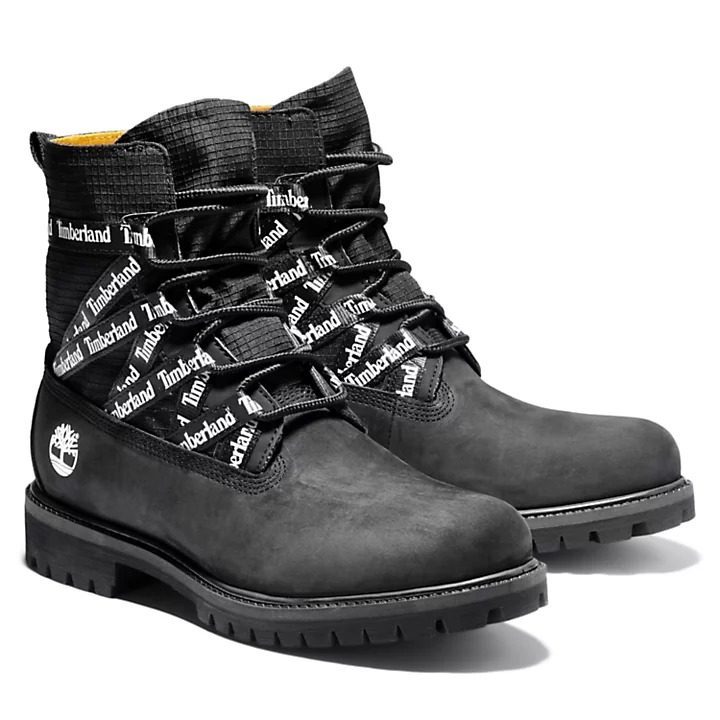 Giày Timberland Premium Ribbon Lace-Up 'Black Boot' A2DV4001 - Ảnh 2