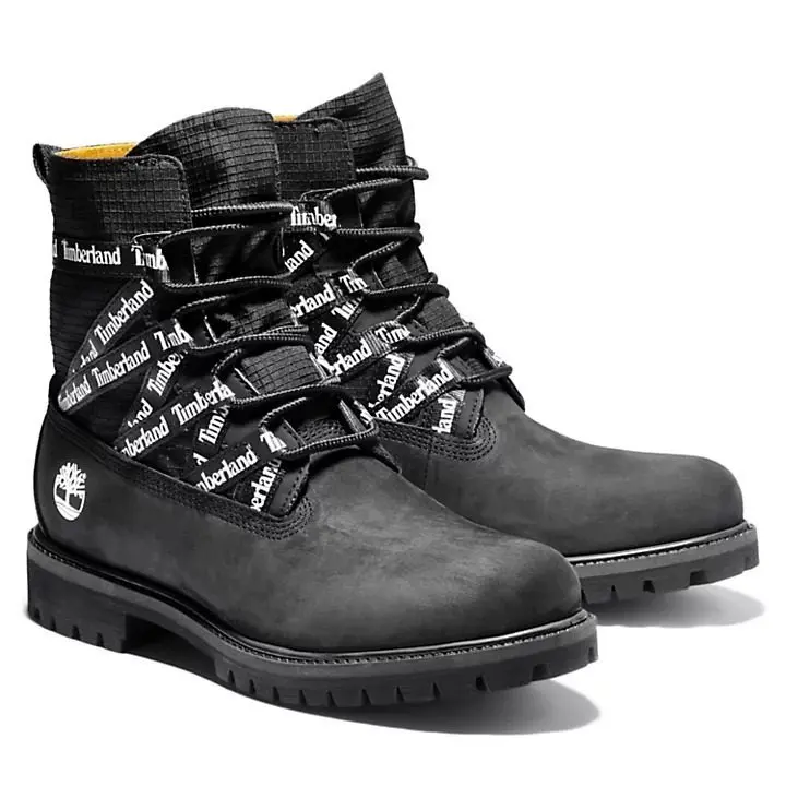 Alternative view of Giày Timberland Premium Ribbon Lace-Up 'Black Boot' A2DV4001
