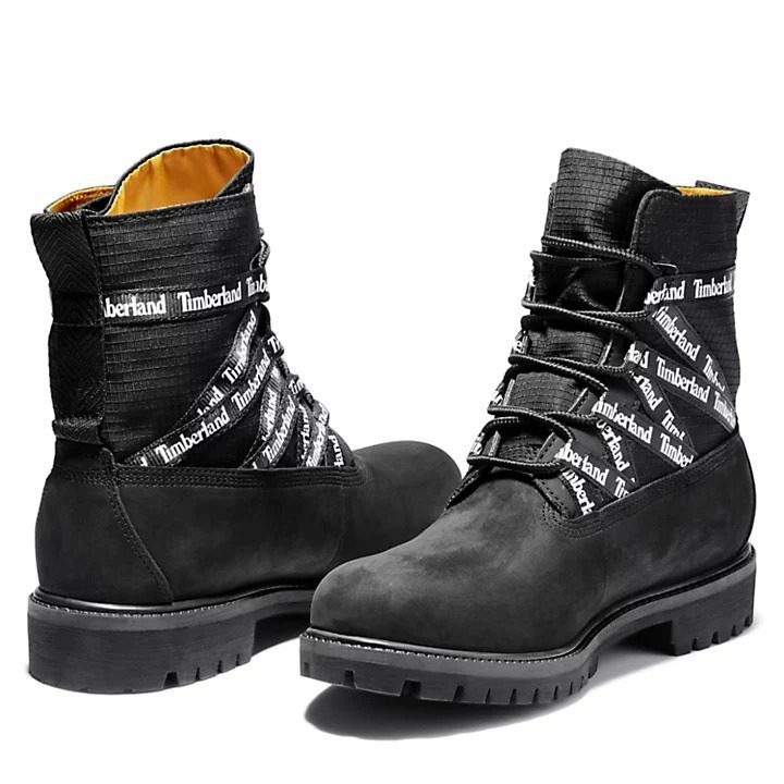 Giày Timberland Premium Ribbon Lace-Up 'Black Boot' A2DV4001 - Ảnh 3