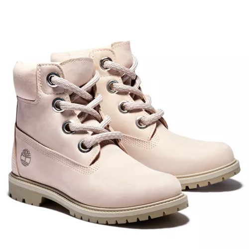 Giày Timberland Wmns Heritage Waterproof All Pink A2Q7H662 - Ảnh 2