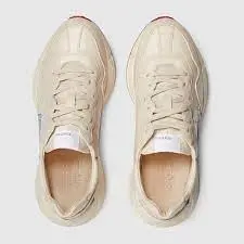 Alternative view of Giày Doraemon x Gucci Rhyton 'Ivory' 655025-DRW00-9522