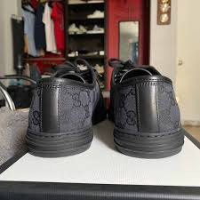 Giày Gucci GG Canvas Low 'Grey Black' 426189-KQWM0-1948 - Ảnh 3