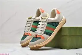 Alternative view of Giày Gucci Screener GG White Green 546551-9SFR0-3390