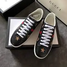 Giày Gucci Ace Embroidered 'Bees and Stars' 386750-A38F0-1079 - Ảnh 4