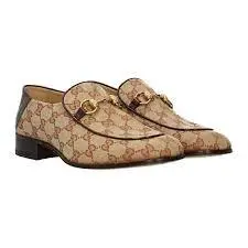 Giày Gucci Loafer Fabric Beige 526298-9Y9W0-8369 - Ảnh 3