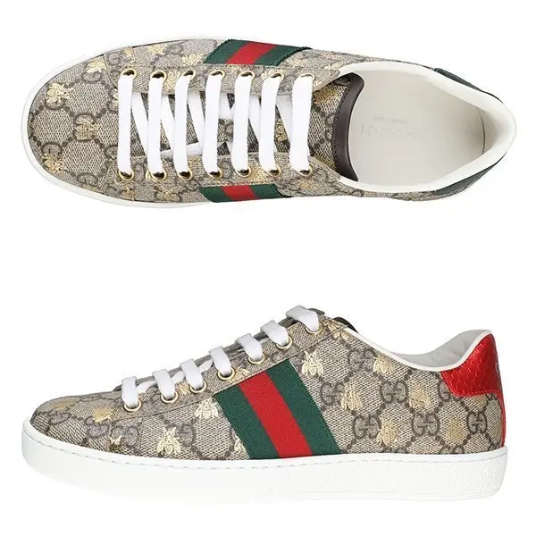 Giày Gucci Wmns Ace GG Supreme 'Bees' 550051-9N050-8465 - Ảnh 3