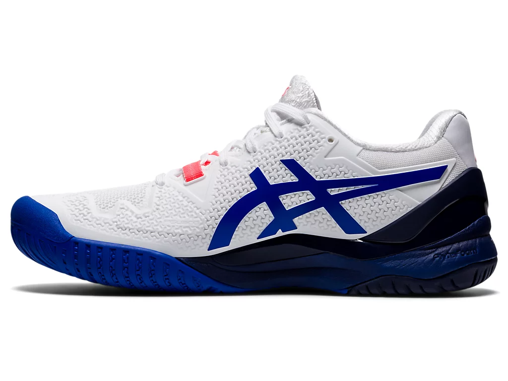 Giày Tennis Asics Wmns Gel Resolution 8 'White Lapis Lazuli Blue' 1042A072-107 - Ảnh 3