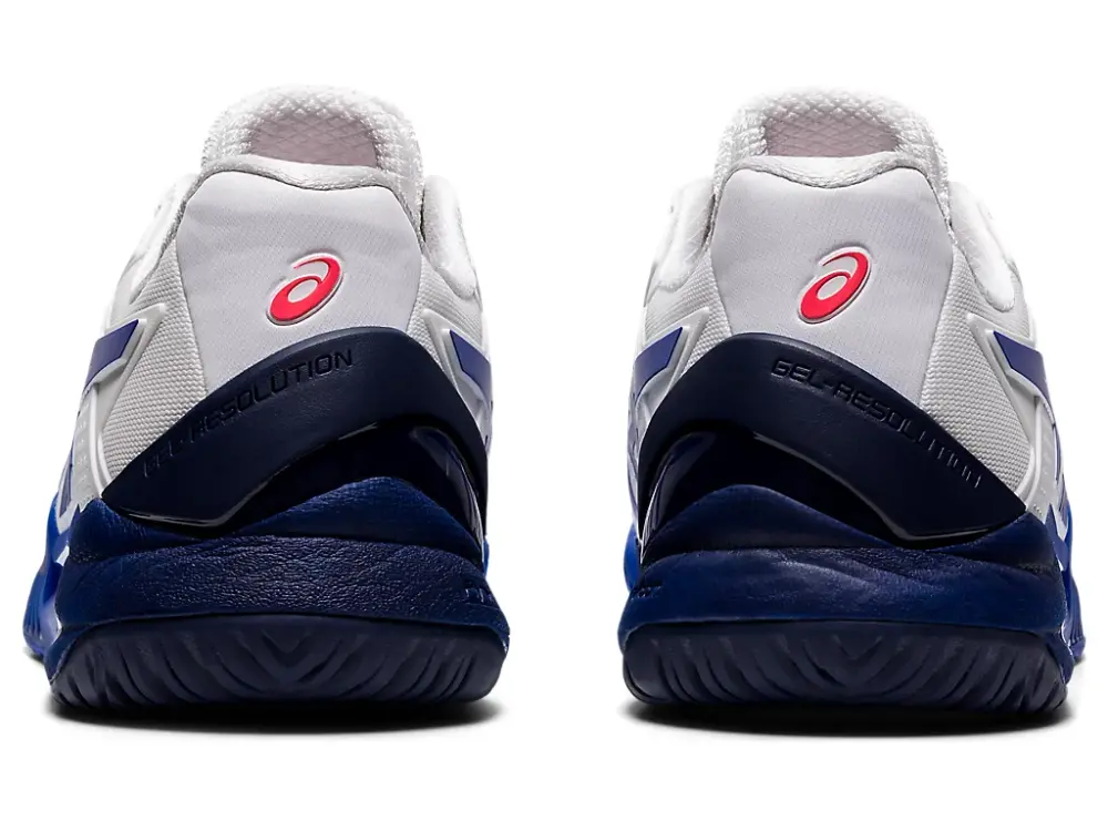 Giày Tennis Asics Wmns Gel Resolution 8 'White Lapis Lazuli Blue' 1042A072-107 - Ảnh 5