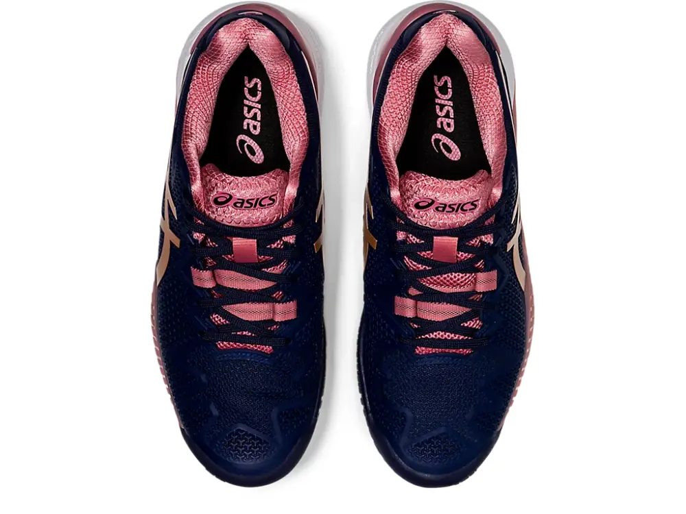 Giày Tennis Asics Wmns Gel Resolution 8 'Peacoat Rose Gold' 1042A072-404 - Ảnh 6