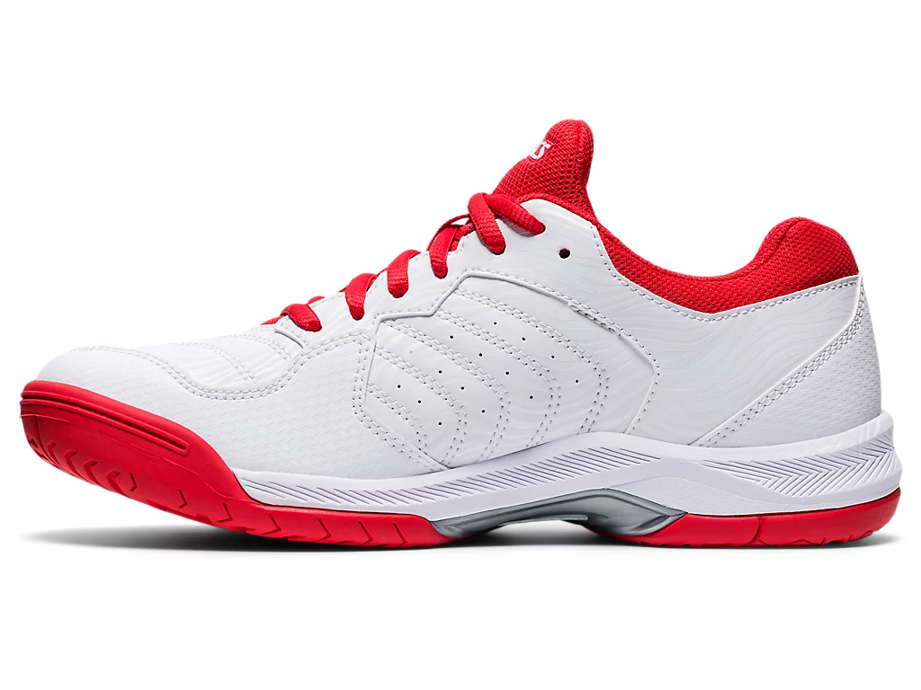 Giày Tennis Asics Gel-Dedicate 6 'White Fiery Red' 1042A067-107 - Ảnh 4