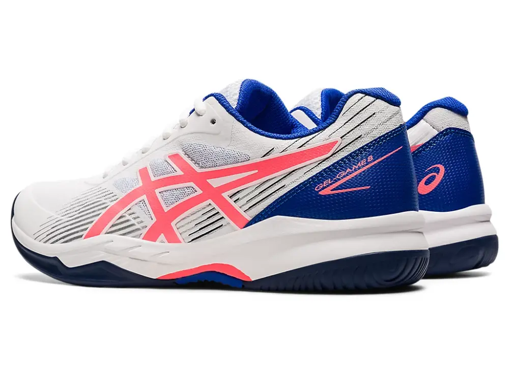 Giày Tennis Asics Gel Game 8 'White Blazing Coral' 1042A152-102 - Ảnh 3
