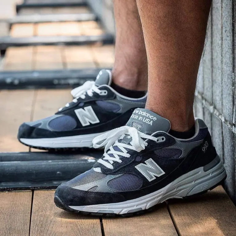 Alternative view of Giày New Balance 990v2 ‘Navy White’ M990NV2