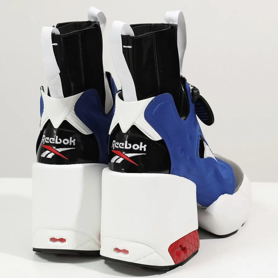 Giày Maison Margiela x Reebok Tabi InstaPump Fury Hi Blue S34WU0023P3782H8379 - Ảnh 4