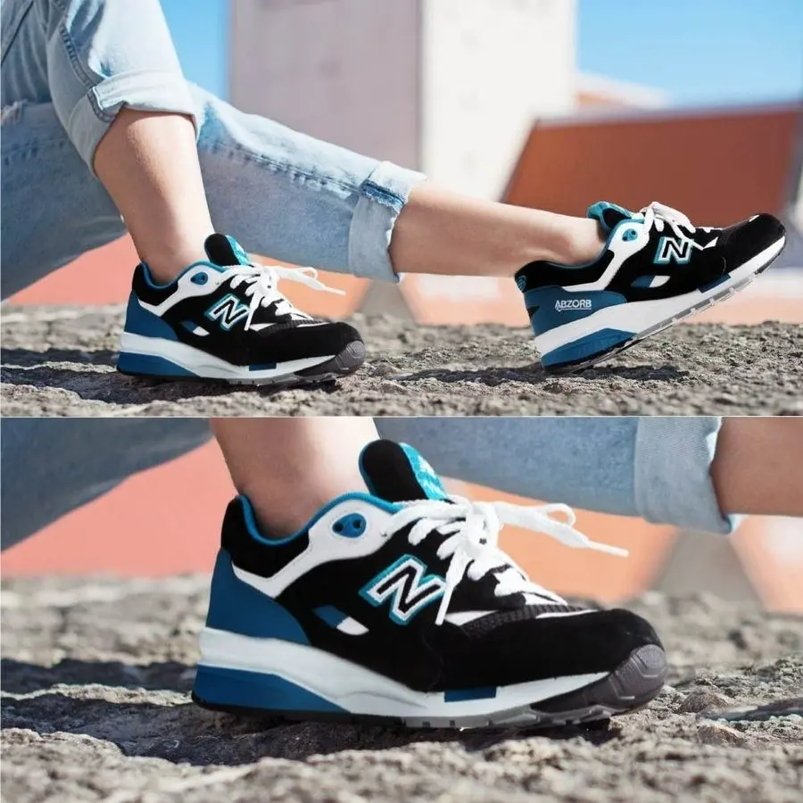 Giày New Balance 1600 Men Riders Club 'Black Blue' CM1600BW - Ảnh 5