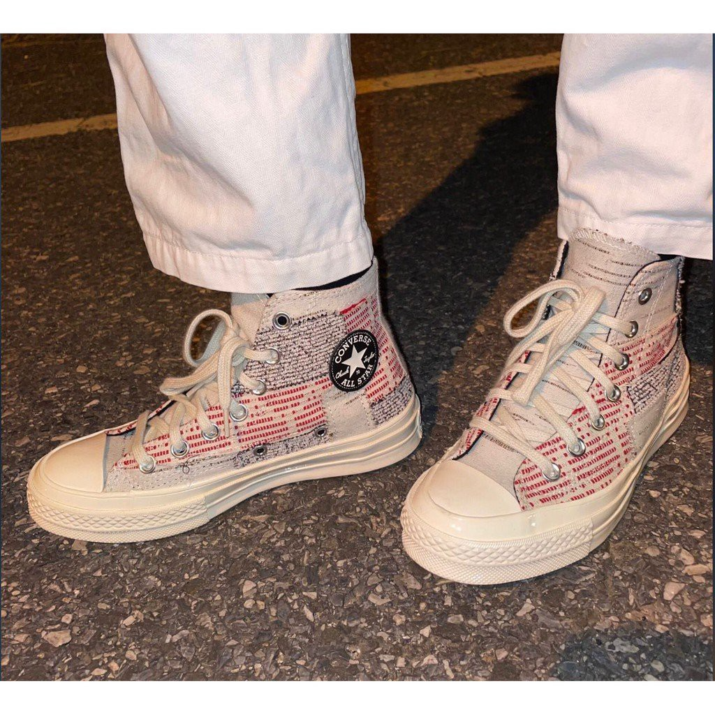 Giày Converse Chuck 70 High 'Patchwork Twill' 170059C - Ảnh 5