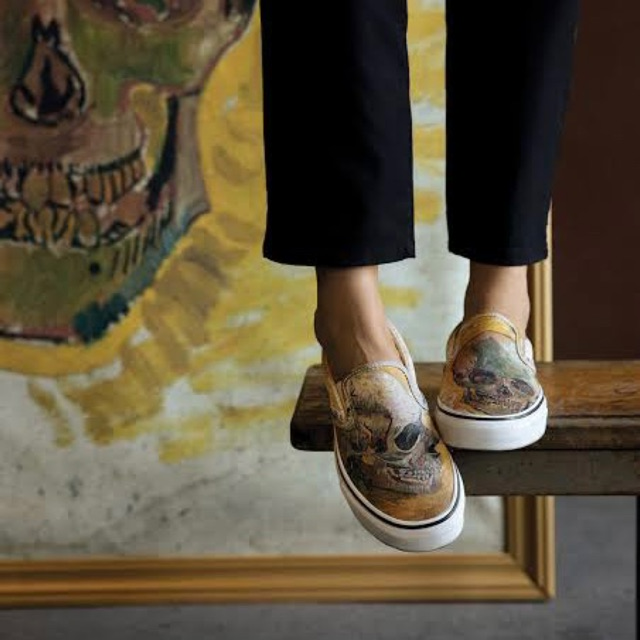 Giày Vans Classic Slip On 'Vincent Van Gogh' VN0A38F7U481 - Ảnh 3